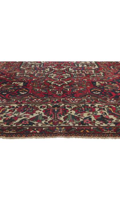 11 x 14 Antique Persian Bakhtiari Rug 61194
