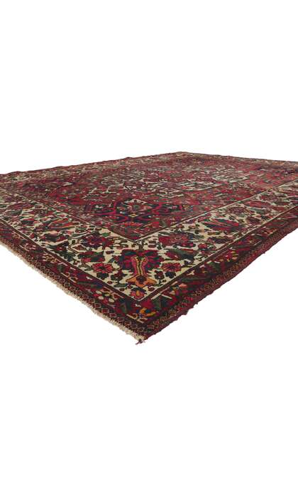 11 x 14 Antique Persian Bakhtiari Rug 61194