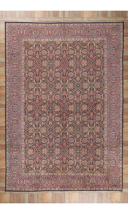 11 x 16 Antique Persian Kerman Rug 61210