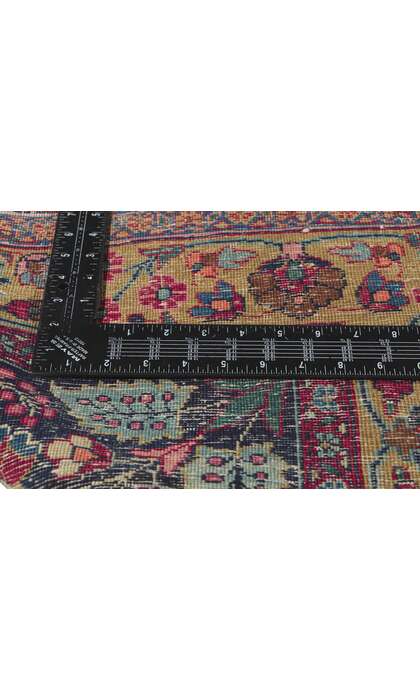 11 x 16 Antique Persian Mashhad Rug 61174