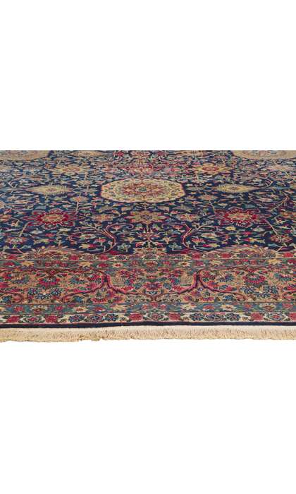 11 x 17 Antique Persian Kerman Rug 78354