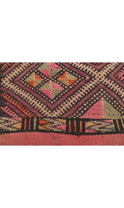 1 x 16 Vintage Zemmour Moroccan Kilim Runner 21714