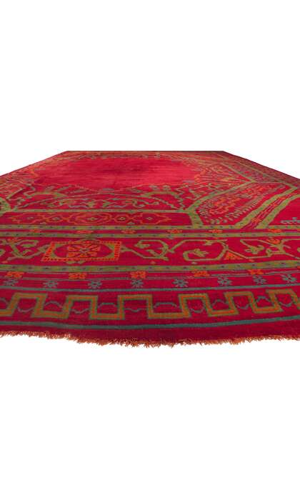 20 x 26 Antique Turkish Oushak Rug 78305