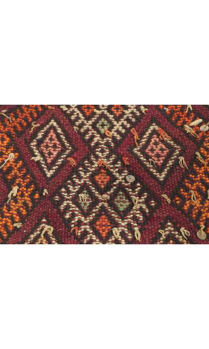 2 x 16 Vintage Zemmour Moroccan Kilim Runner 21715