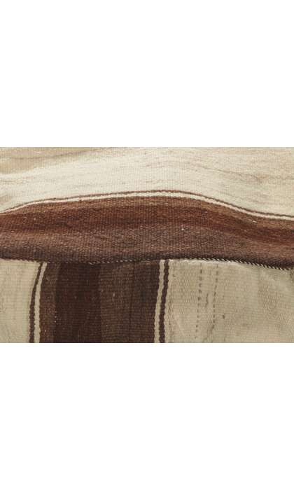 2 x 2 x 1 Vintage Moroccan Kilim Floor Pouf 78411