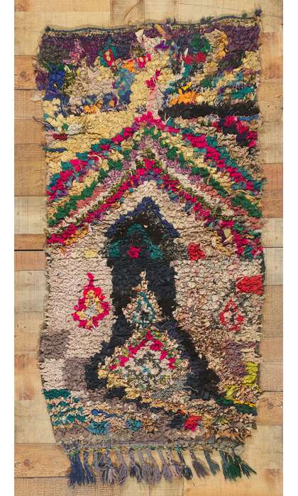 2 x 4 Vintage Moroccan Rug 78408