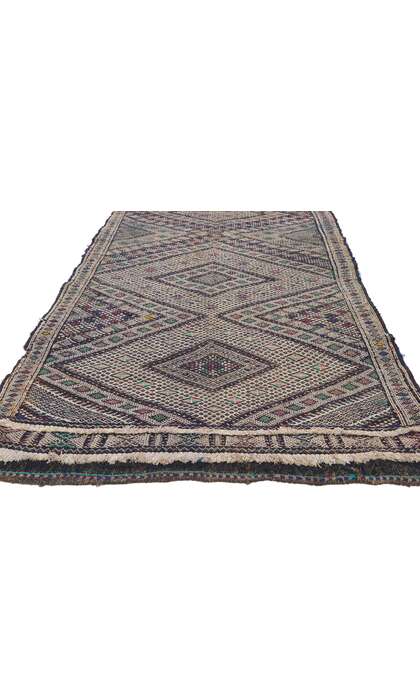 3 x 12 Vintage Zemmour Moroccan Kilim Runner 21704