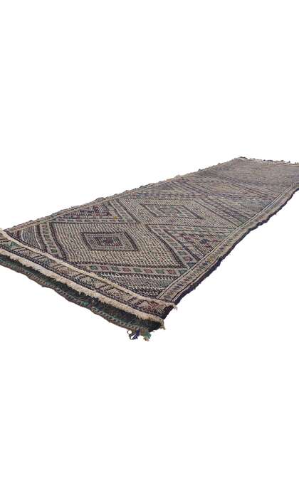 3 x 12 Vintage Zemmour Moroccan Kilim Runner 21704