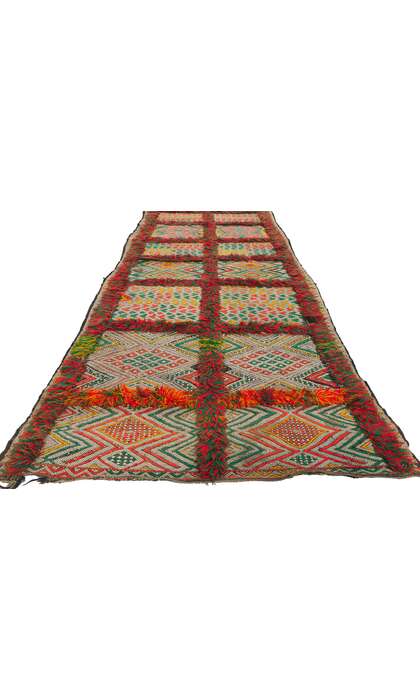 3 x 14 Vintage Zemmour Moroccan Kilim Runner 21708