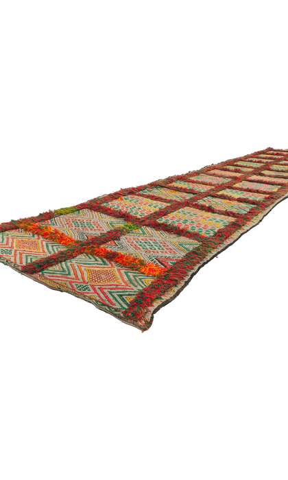 3 x 14 Vintage Zemmour Moroccan Kilim Runner 21708