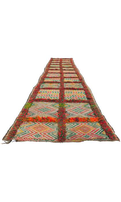 3 x 14 Vintage Zemmour Moroccan Kilim Runner 21708