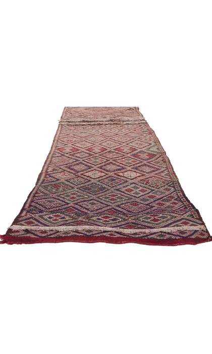 3 x 16 Vintage Zemmour Moroccan Kilim Runner 21712