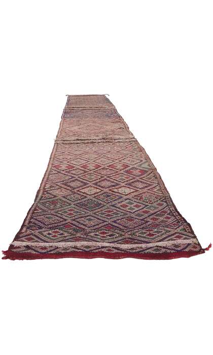 3 x 16 Vintage Zemmour Moroccan Kilim Runner 21712