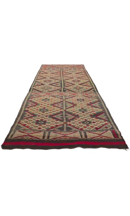 3 x 17 Vintage Zemmour Moroccan Kilim Runner 21709