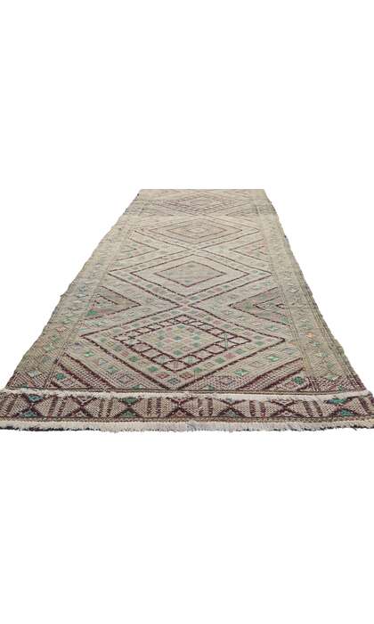 3 x 18 Vintage Zemmour Moroccan Kilim Runner 21717