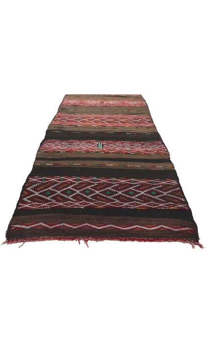 3 x 35 Vintage Zemmour Moroccan Kilim Runner 21718
