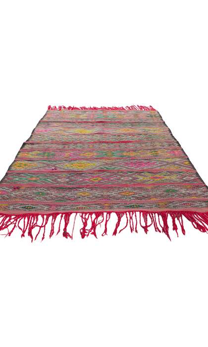 3 x 4 Vintage Moroccan Kilim Rug 78409