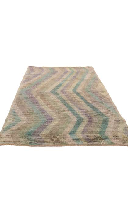 3 x 5 Vintage Pastel Turkish Tulu Rug 50992