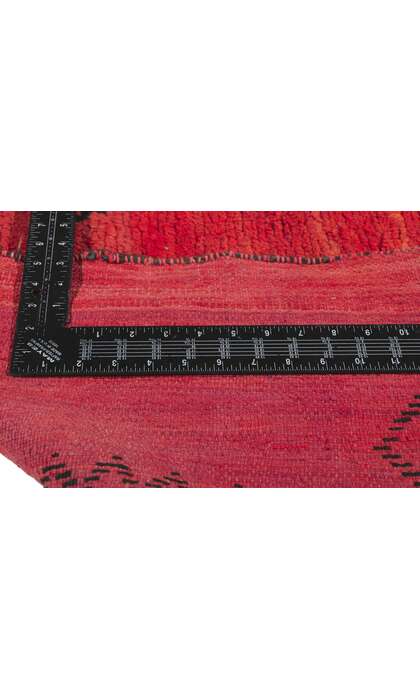 3 x 7 Vintage Red Boujad Moroccan Rug 78404