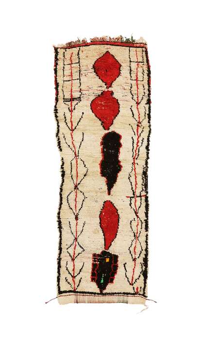4 x 9 Vintage Moroccan Azilal Runner 20372