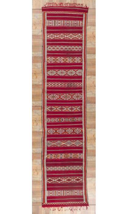 4 x 16 Vintage Zemmour Moroccan Kilim Runner 21707