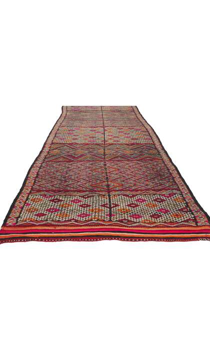 4 x 16 Vintage Zemmour Moroccan Kilim Runner 21710