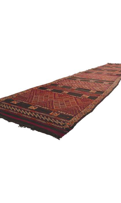 4 x 18 Vintage Zemmour Moroccan Kilim Runner 21702