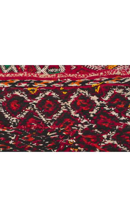 4 x 19 Vintage Zemmour Moroccan Kilim Runner 21706