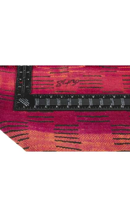 4 x 6 Vintage Orange Boujad Moroccan Rug 78406