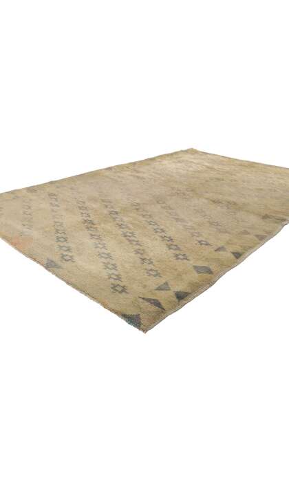 4 x 7 Vintage Turkish Oushak Rug 50072