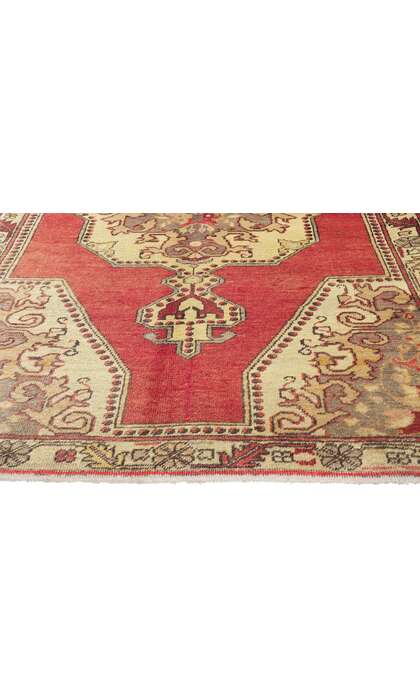 4 x 7 Vintage Turkish Oushak Rug 50323