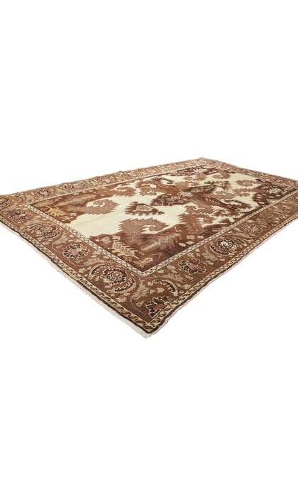 4 x 7 Vintage Turkish Oushak Rug 50335