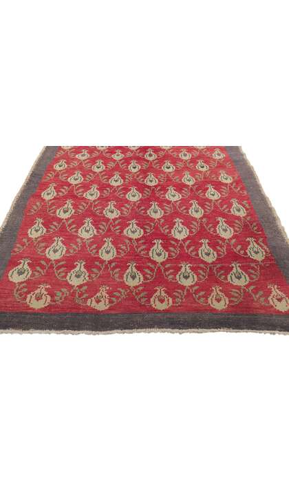 4 x 7 Vintage Turkish Oushak Rug 51309