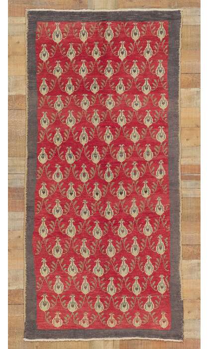 4 x 7 Vintage Turkish Oushak Rug 51309