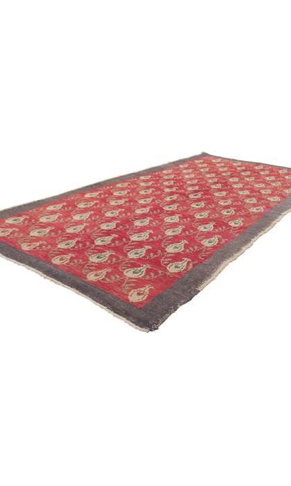 4 x 7 Vintage Turkish Oushak Rug 51309