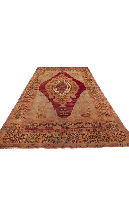 4 x 7 Vintage Turkish Oushak Rug 51704