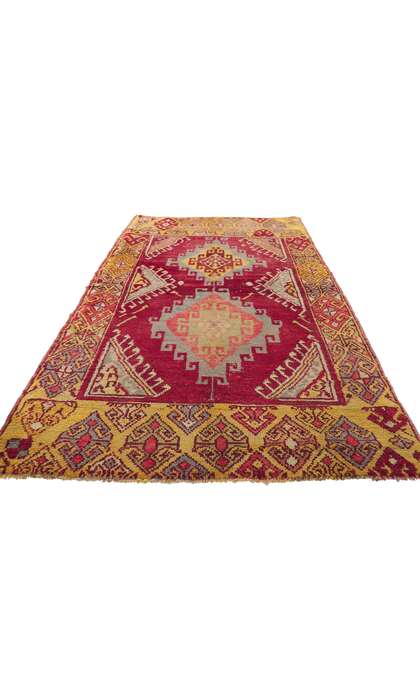 4 x 7 Vintage Turkish Oushak Rug 51731