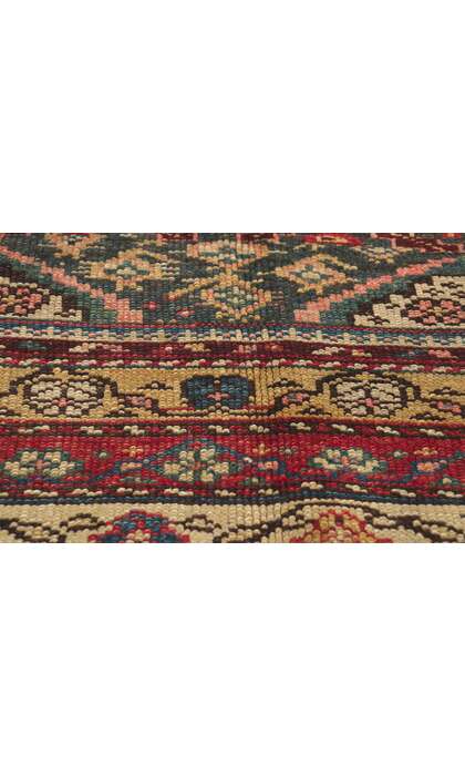 4 x 8 Antique Caucasian Shirvan Rug 21691