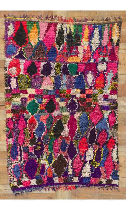 5 x 7 Vintage Moroccan Rug 78399