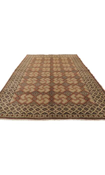 5 x 7 Vintage Turkish Oushak Rug 50069