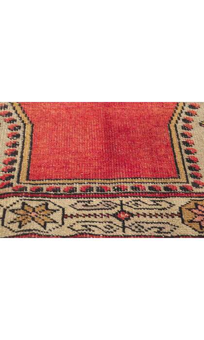 5 x 8 Vintage Red Turkish Oushak Rug 50722