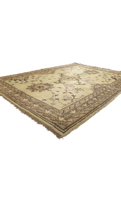 6 x 8 Vintage Turkish Oushak Rug 50925