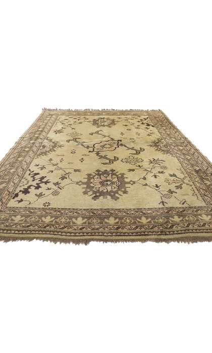 6 x 8 Vintage Turkish Oushak Rug 50925