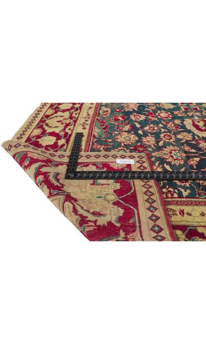 9 x 15 Antique Agra Rug 76839 backside