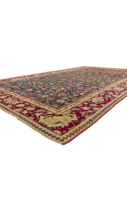 9 x 15 Antique Agra Rug 76839 corner
