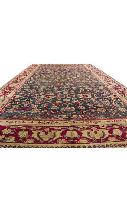 9 x 15 Antique Agra Rug 76839 texture