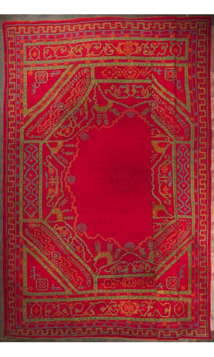20 x 26 Antique Turkish Oushak Rug 78305