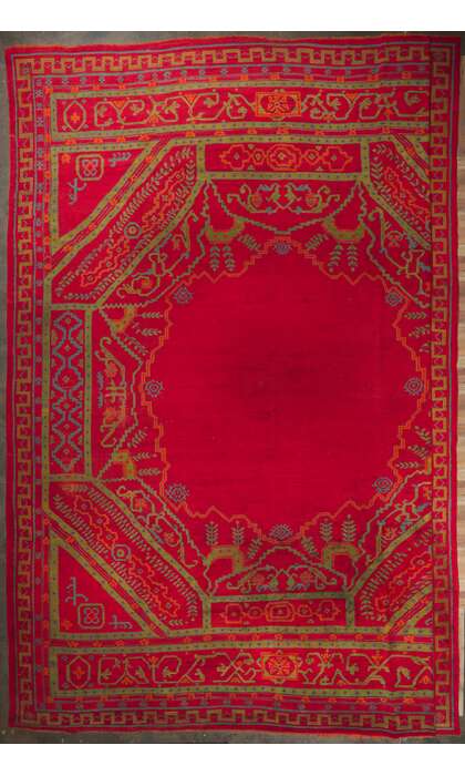 20 x 26 Antique Turkish Oushak Rug 78305