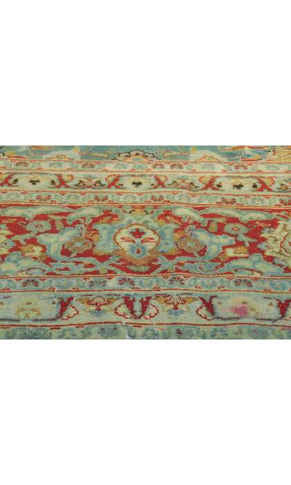 10 x 12 Antique Persian Tabriz Rug 61178