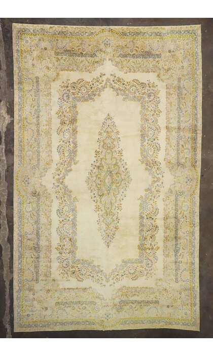 11 x 19 Antique Persian Kerman Rug 71953